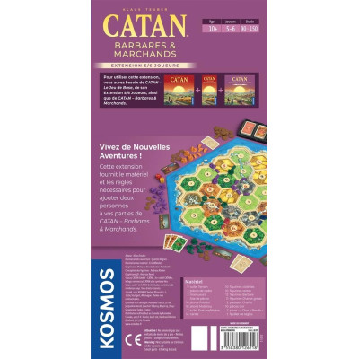 Catan extension Pirates et Découvreurs 5/6 joueurs