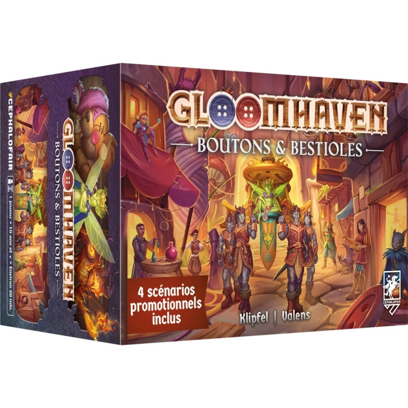 Gloomhaven - Boutons & Bestioles