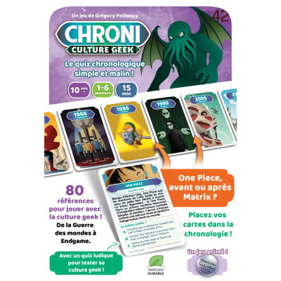 Chroni - Le jeu Chronologique - Culture Geek