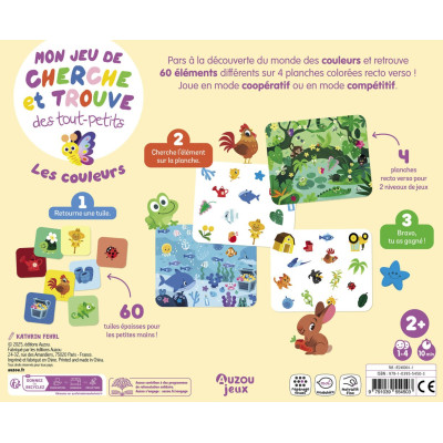 Mon Jeu de Cherche et Trouve des Tout-Petits - Les Couleurs