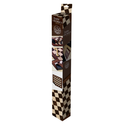 Echecs - Tapis Echecs Neoprene Bois T5