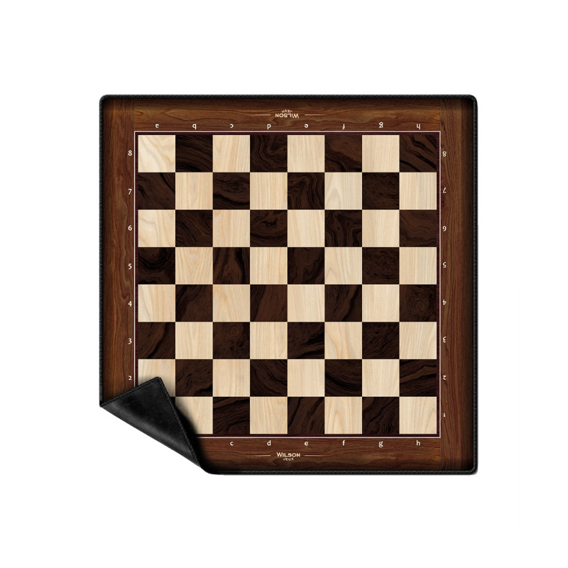 Echecs - Tapis Echecs Neoprene Bois T5