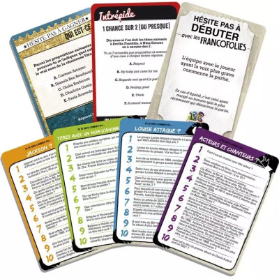 Une adaptation du petit baccalauréat en jeu de cartes pour les enfants qui ne savent pas encore écrire. Simple et rapide !