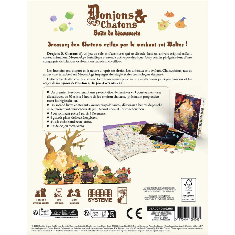 Donjons et Chatons - Boîte de Découverte
