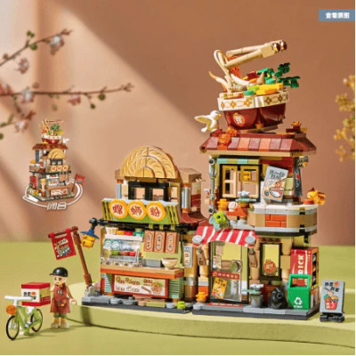 Mini Block - The Spiral Noodle Shop (1295)