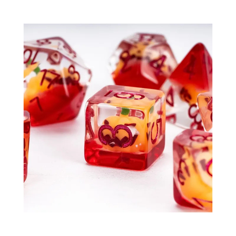 Dé Set de 7 Dés - Résine Gamme Insert Halloween
