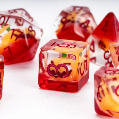 Dé Set de 7 Dés - Résine Gamme Insert Halloween