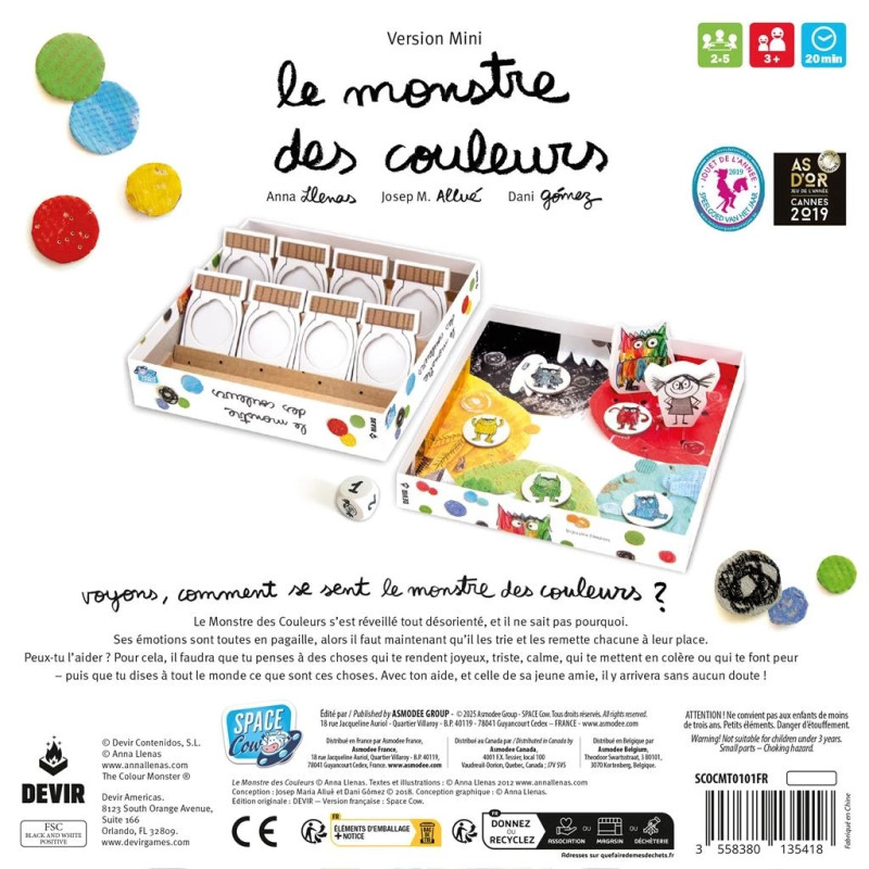 Le Monstre des Couleurs - Version Mini