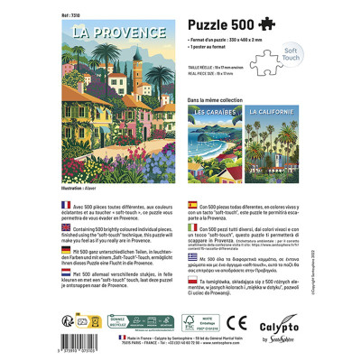 Puzzle Calypto - La Provence 500 pièces