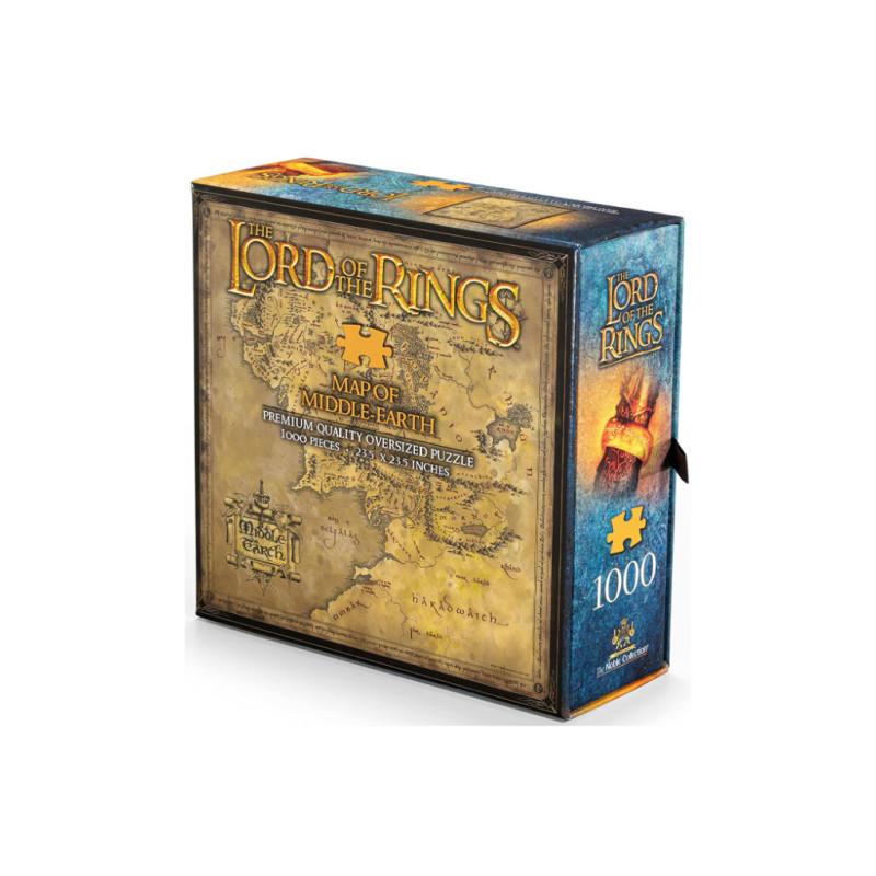 Puzzle Noble Collection - SDA Carte de la Terre du Milieu