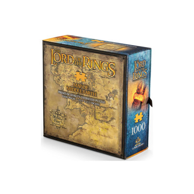 Puzzle Noble Collection - SDA Carte de la Terre du Milieu