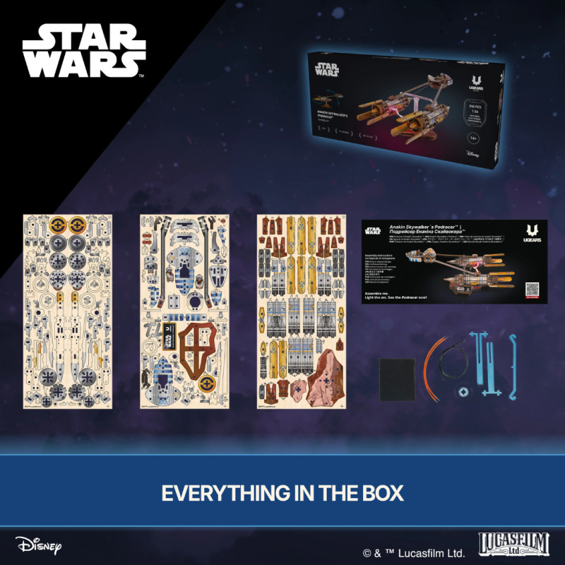 Ugears Star Wars Anakin Skylwalker's Podracer