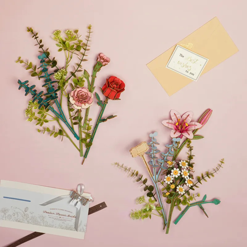 Fleur - Panier de Fleurs (Wooden Flower Basket)