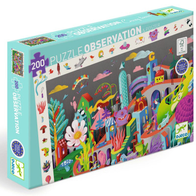 Puzzle Observation - Crazy Town 200 pièces