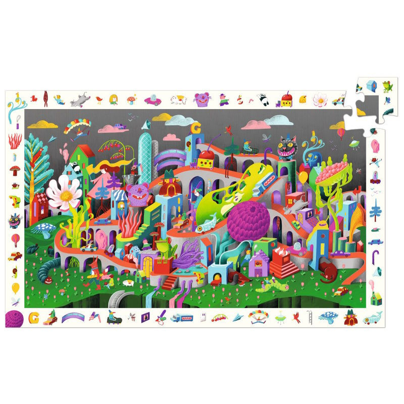 Puzzle Observation - Crazy Town 200 pièces