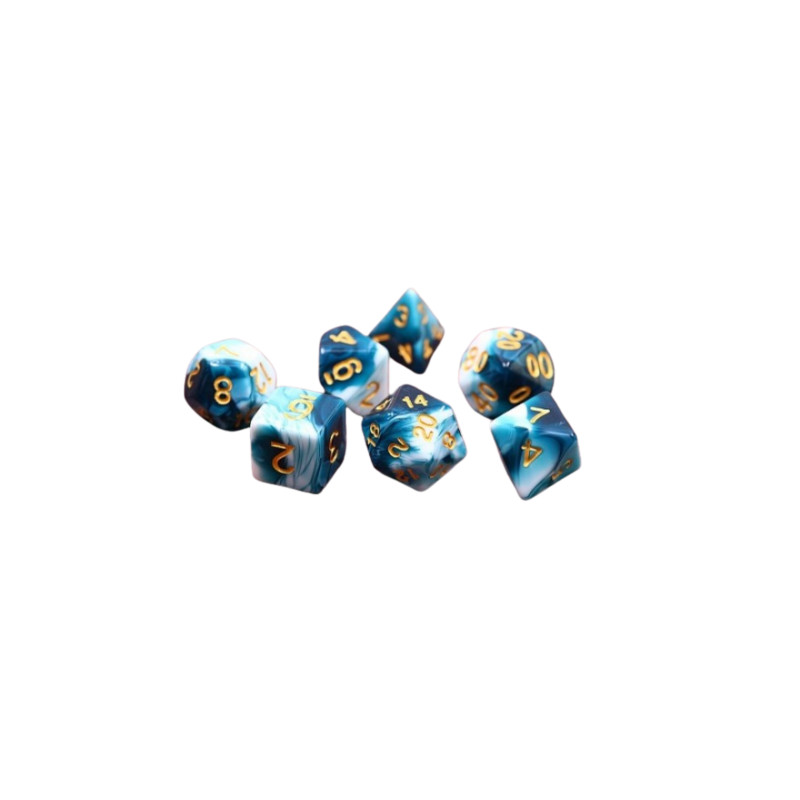 Dé Set de 7 Dés Originaux - BlueInk
