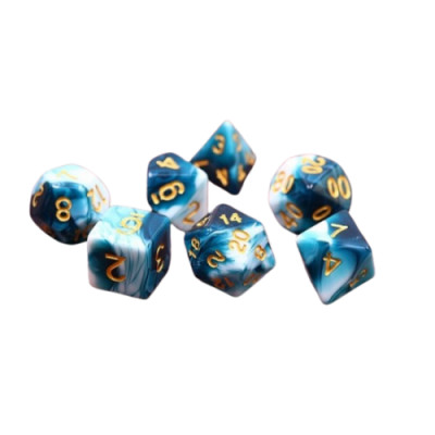 Dé Set de 7 Dés Originaux - BlueInk