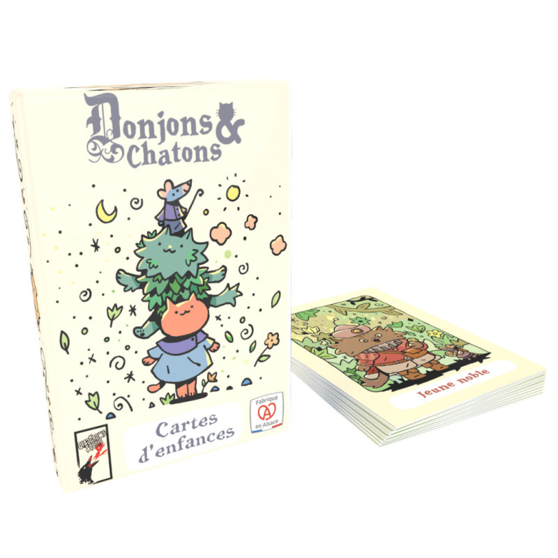 Donjons et Chatons - Set de Cartes d'Enfances