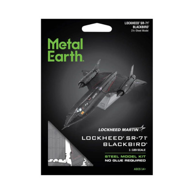 Metal Earth Lockheed SR-71 Blackbird Coloré