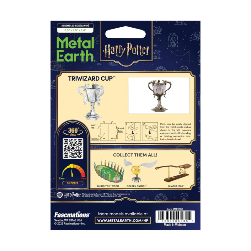 Metal Earth Harry Potter - Le Tournoi des Trois Sorciers (Triwizard Cup)