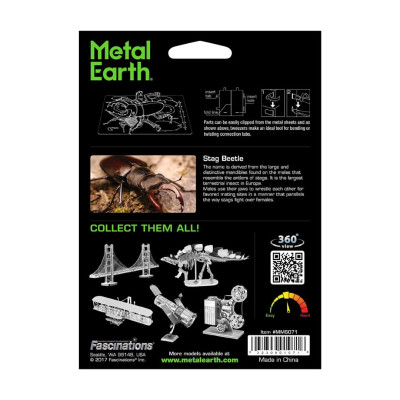 Metal Earth Coleoptere (Stag Beetle)