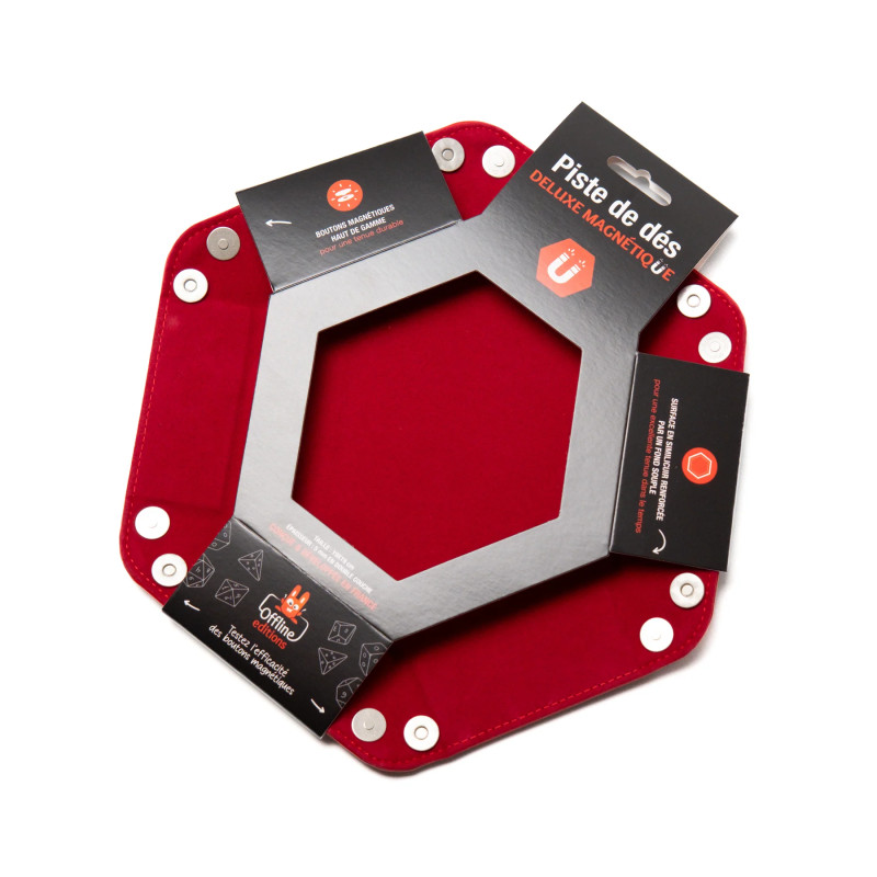 Piste de Dés - Deluxe Magnétique Bordeaux