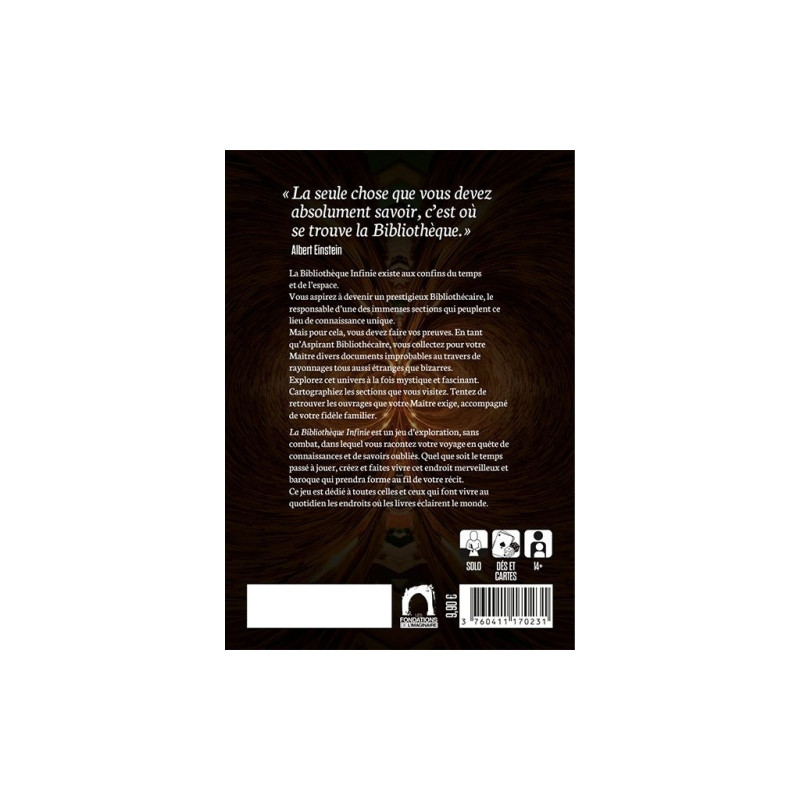 La Bibliothèque Infinie - JDR Solo