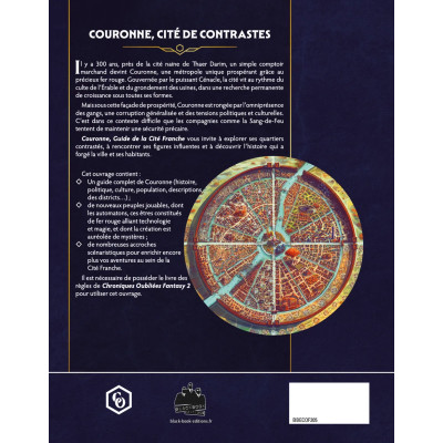 Chroniques Oubliées Fantasy 2e - Couronne, guide de la cité franche