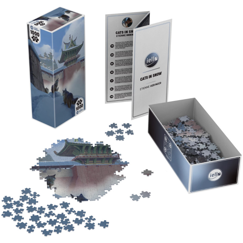 Puzzle Universe - Cats in the Snow 1000 pièces
