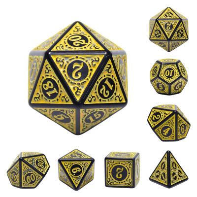 Dé Set de 7 Dés Originaux - Magic Flame