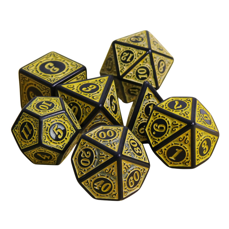 Dé Set de 7 Dés Originaux - Magic Flame