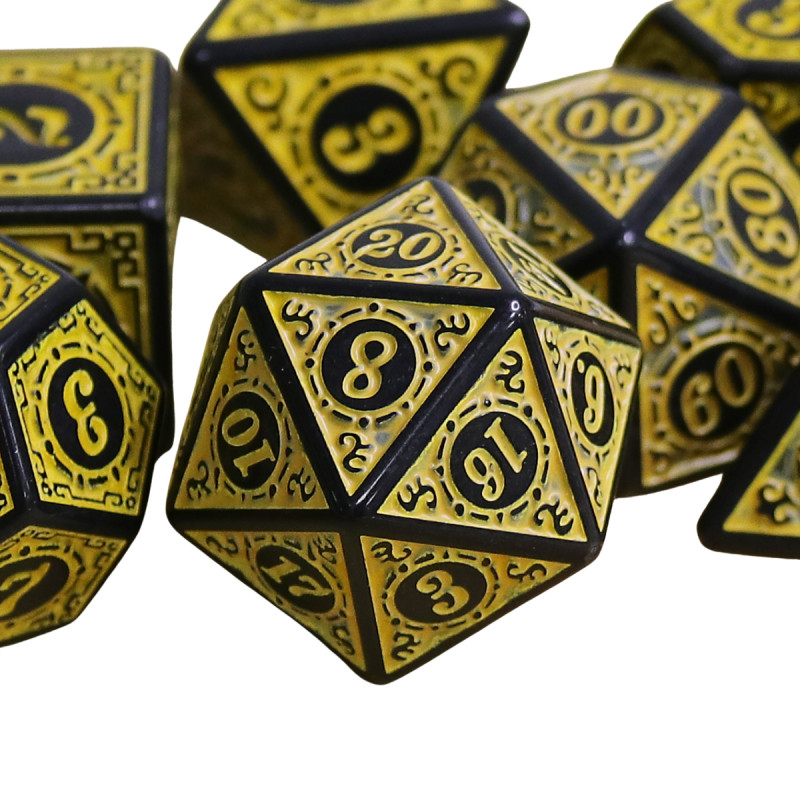 Dé Set de 7 Dés Originaux - Magic Flame