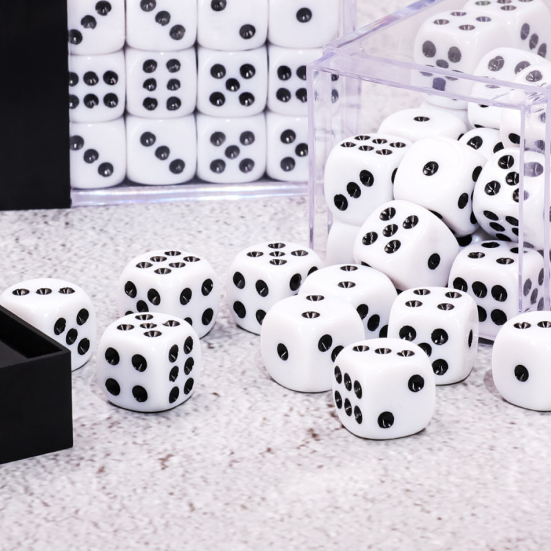 Dé Set de 36 D6 de 12mm Epic Forge - Blanc