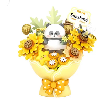 Mini Block - Bouquet Mr Panda Jaune (7304)