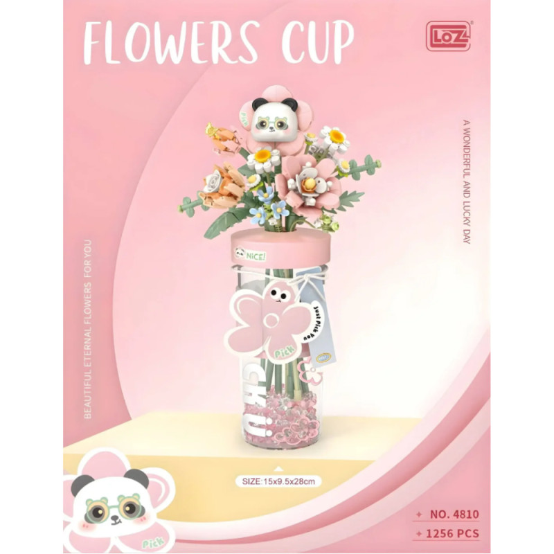 Mini Block - Verre à Fleurs Violet (Flower Cup Purple 4807)