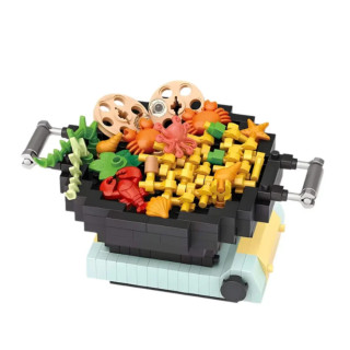 Mini Block - Magnet Fondue de Fruits de Mer (Seafood Hot Pot 8872)
