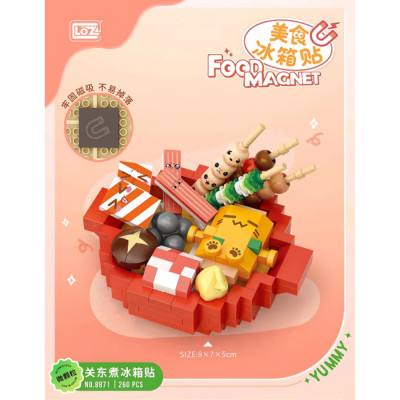 Mini Block - Magnet Soupe Oden (Oden Food Magnet 8871)