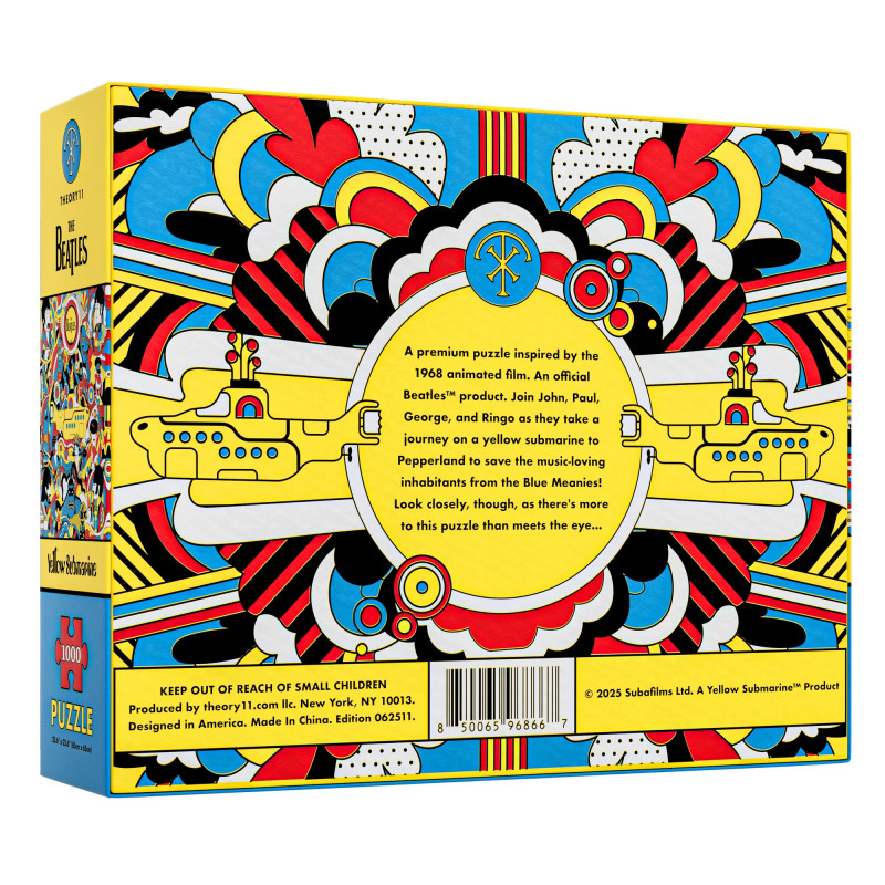 Puzzle Theory 11 - Beatles Yellow Submarine 1000 pièces