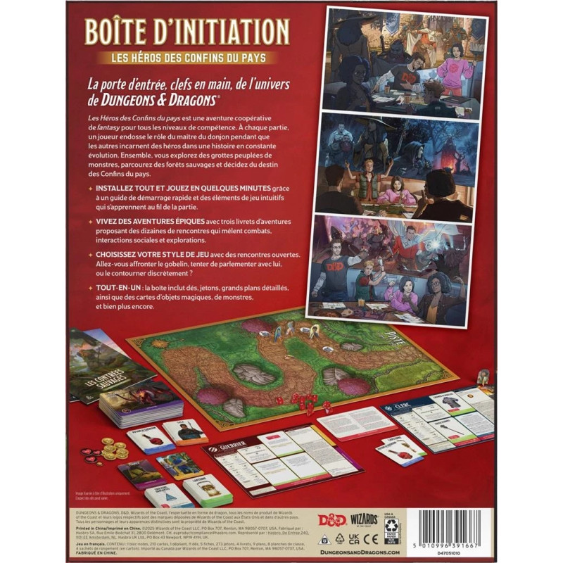 Dungeons & Dragons 5 - Boite d'Initiation - Les Héros des Confins du Pays