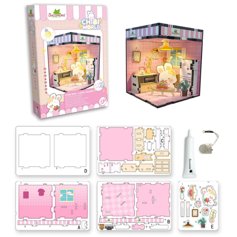 Scene Miniature - Chibi Box Lapin (Bunny)