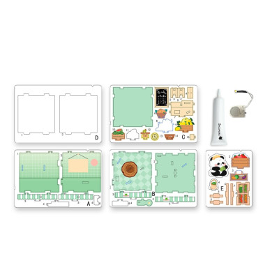 Scene Miniature - Chibi Box Panda