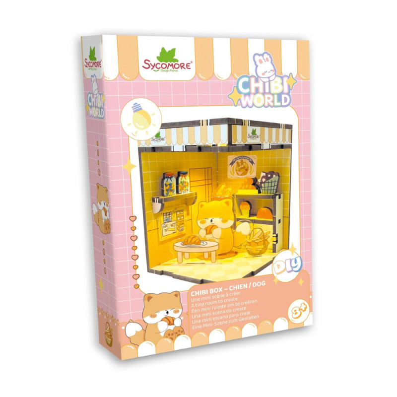 Scene Miniature - Chibi Box Chien (Dog)