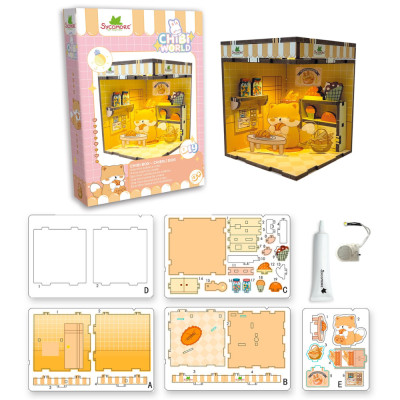 Scene Miniature - Chibi Box Chien (Dog)