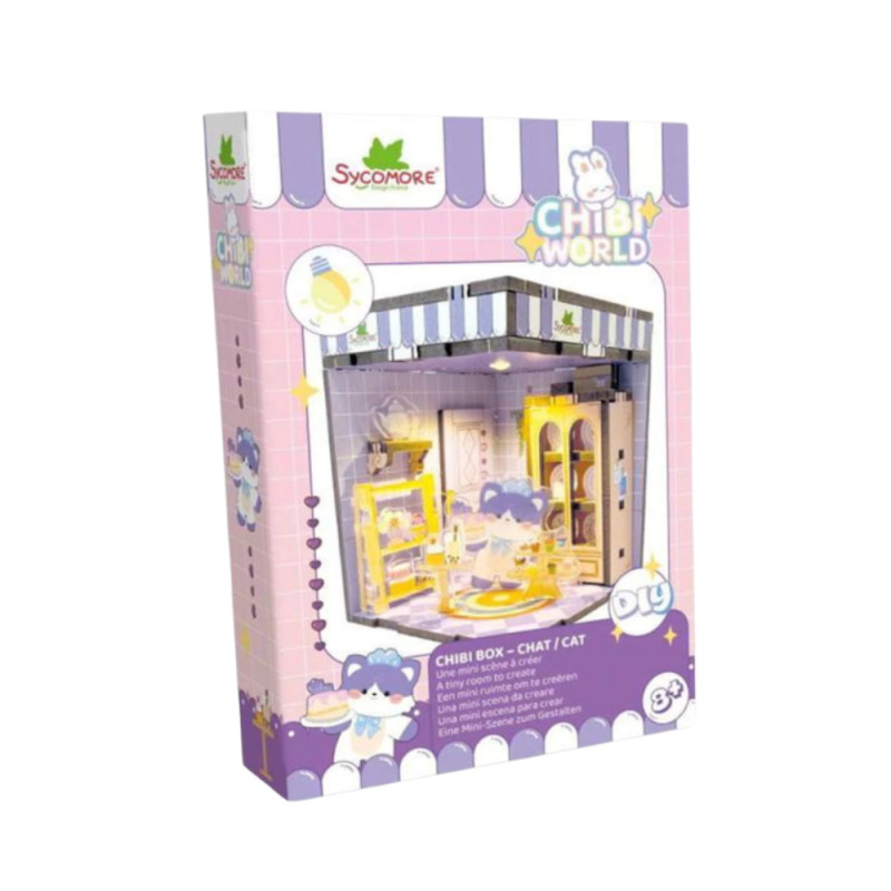 Scene Miniature - Chibi Box Chat (Cat)