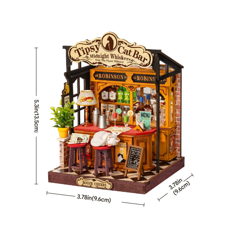 Scène Miniature - Tipsy Cat Bar