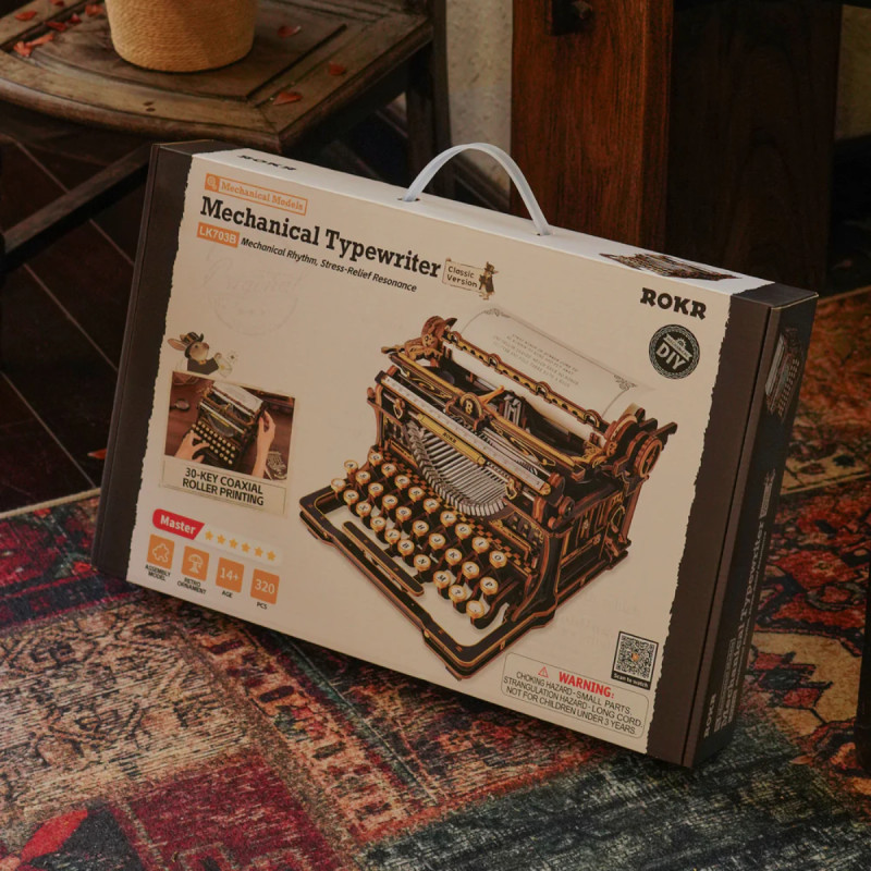ROKR Machine à Ecrire (Mechanical Typewriter)