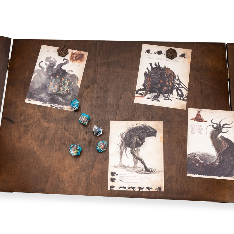 Ecran Maitre de Jeu JDR en Bois et Métal