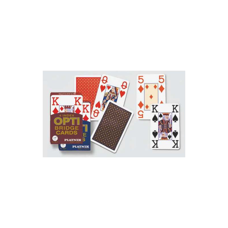 Jeu de 55 cartes Opti Bridge