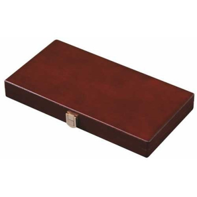 Backgammon en Bois Brun 28x15cm Hot Games