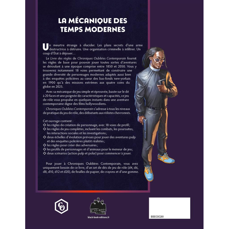 Chroniques Oubliées Contemporain 2e - Livre de Règles